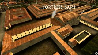 Animation of ancient Roman Fort in Caerleon Wales [upl. by Ruscio694]