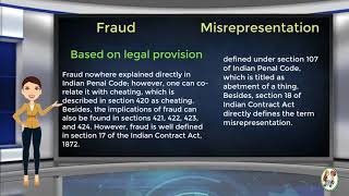 What is Difference Between Fraud amp Misrepresentation [upl. by Oulman536]