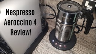 Nespresso Aeroccino 4 Milk Frother Review  Worth upgrading from the Aeroccino 3 [upl. by Acisej]