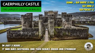 Caerphilly Castle  The Largest in Wales 2nd in Britain [upl. by Ahsekim]