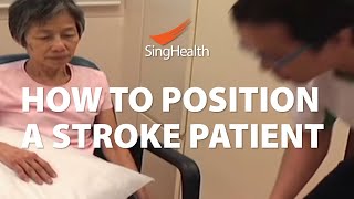 How To Position A Stroke Patient [upl. by Yatnuahc]