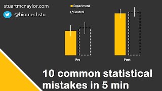 Ten Statistical Mistakes in 5 Min [upl. by Simetra418]