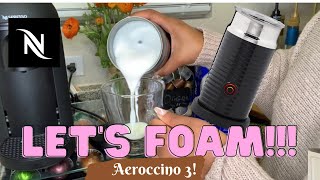 How To Foam Milk With Aeroccino 3 Make Coffee With Foam Tips amp Tricks  Easy Foamed Latte Recipe [upl. by Addiel]