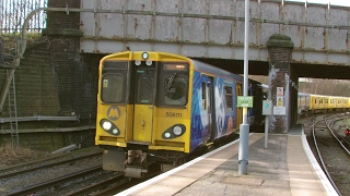 Half an Hour at 216  Birkenhead North Station 1022017  Class 507 508 terminus [upl. by Ahsienet597]