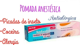 Resenha PomadaAndantol Gel [upl. by Aenert907]