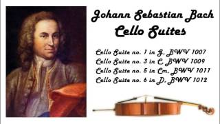 Johann Sebastian Bach  Cello suites in 432 Hz great for reading or studying [upl. by Ansilme]