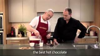 How to make a hot chocolate using an aerolatte milk frother [upl. by Jemine362]