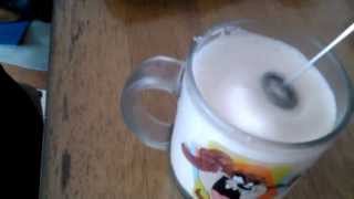 Aerolatte Review Frothing Cold Milk In Under 1 Minute [upl. by Alejoa]